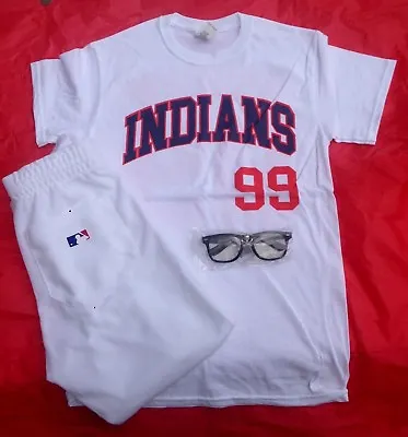 Rick “Wild Thing” Vaughn Cleveland Indians Halloween Costume-ShirtPantsGlasses • $35.95