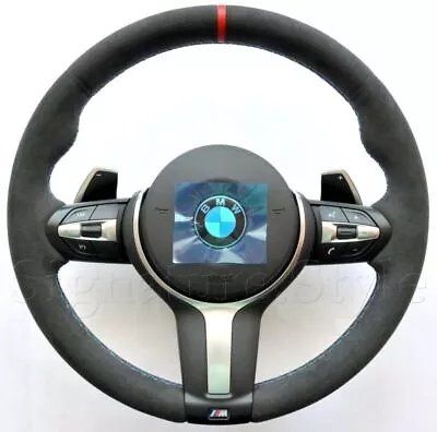 Heated Lane Assist BMW Alcantara M Sport Steering Wheel F30 F20 F31 X3 X1 X5 X6 • $1622.55
