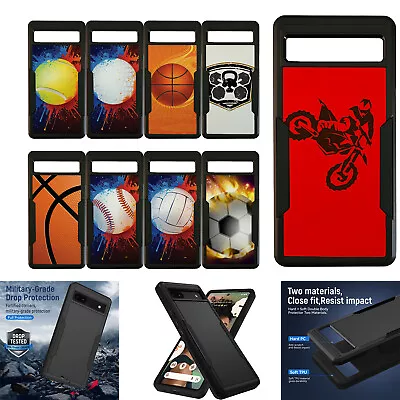 For [Google Pixel 6 Pro(2021)][DUAL TACTICAL][Hybrid Two Piece Case] Sport Case • $11.98