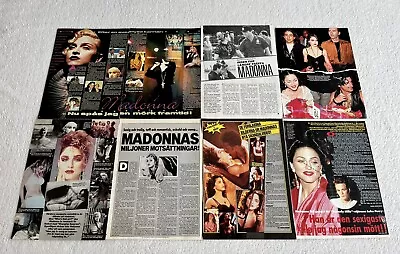 MADONNA Clip Collection Posters Music Magazines Vintage Rare 1980s 1990s • $16