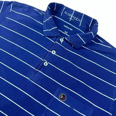 B Draddy SEminole Golf Club Men's Cotton Stretch S/S Polo Shirt Navy • Medium • $62.99