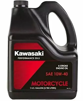 Kawasaki 4-Stroke Motorcycle Engine Oil 10W40 1 Gallon K61021-302 • $39.95