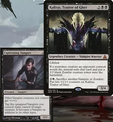 Kalitas Traitor Of Ghet VAMPIRES Tribal Commander Deck Magic MTG Ready-to-Play • $185.99