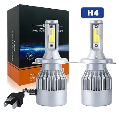 H4 9003 LED Headlight Kit High Low Beam Bulbs 660000LM 6500K Super Bright White • $21.22