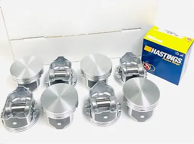 Flat Top Pistons & Ring Compatible With 2002-08 GM Chevrolet 6.0L LQ9 LS2 • $363.95