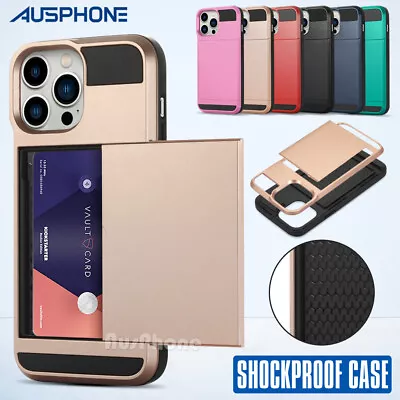 For Apple IPhone 14 13 12 11 Pro Max XS XR X 8 7 Plus Case Wallet Card Cover AUS • $5.99