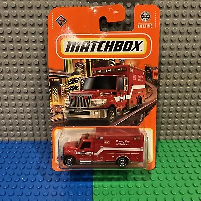 Matchbox International Terrastar Ambulance Mbx Rescue Red • $6