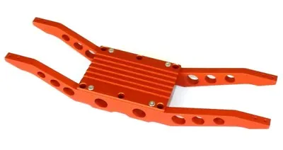 E-Maxx 3903 3905 Or 3908 Orange Anodized Aluminum Bottom Braces Free Center Skid • $44.95