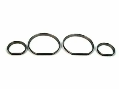 Black Chromed Gauge Dashboard Rings Bazel For BMW E46 1998-2006 (4 PCS/SET) • $24.99