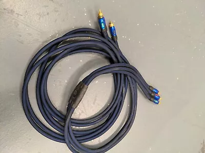 MONSTER THX Blue Braided Gold Plated Component Video Cable 8 Ft • $10