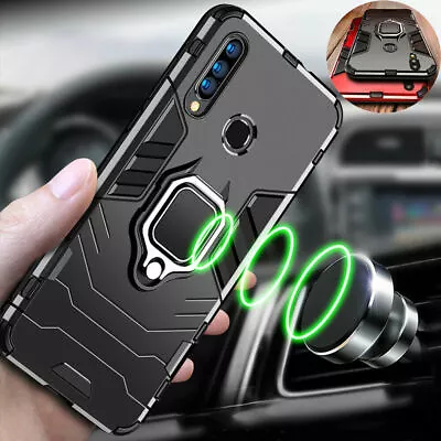 For Huawei P40 Pro P30 P20 Pro Lite Shockproof Armor Case Ring Stand Phone Cover • £4.79