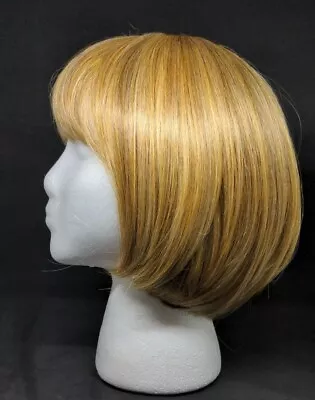 Vivica A Fox Pure Stretch Cap Blonde  Bob Wig With Bangs Very Realistic! Beauty • $30