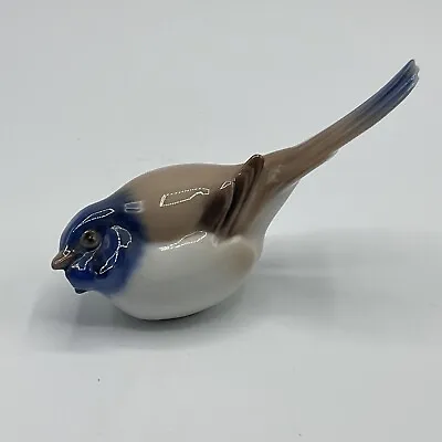 Bing & Grondahl Titmouse Bird Blue #1633 Figurine B & G Denmark • $15.95