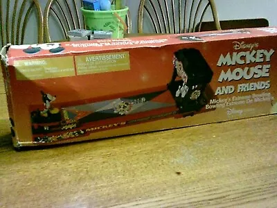 Vintage The Disney Store Mickey's ExtremeTabletop Bowling Game Complete RARE- FS • $39