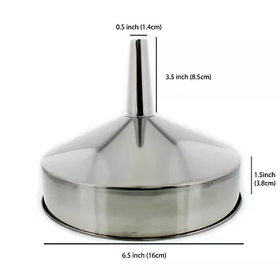 Stainless Steel Wide Industrial Kitchen Large Funnel 6/8/9/12  W/ Screen Filter • $9.95