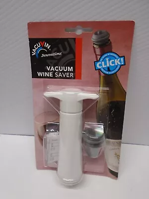 Vacuum Wine Saver VacuVin White NEW • $12.19