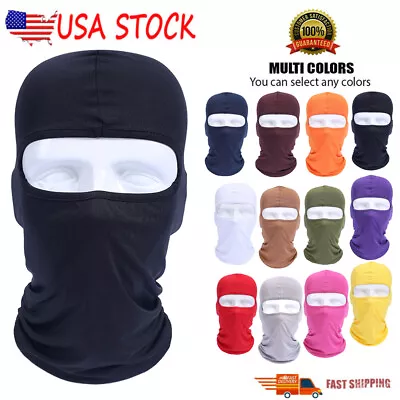 Balaclava Face Mask Summer Cooling Neck Gaiter UV Protector Motorcycle Ski Scarf • $3.99