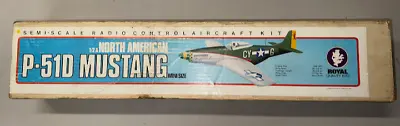 35.25  Royal 1/2A North American P-51D Mustang Mini Size RC Kit • $170