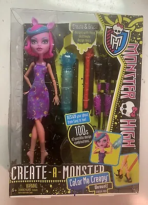 Monster High Create-a-Monster Color Me Creepy Werewolf Doll New In Damaged Box • $39.99