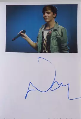 Nathan Sykes The Wanted Autographed 8 X 6 Album Page. • £19.99