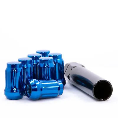 20 Lug Nuts 1/2-20 Blue Tuner Spline Drive Acorn Wheel Nut • $29.97