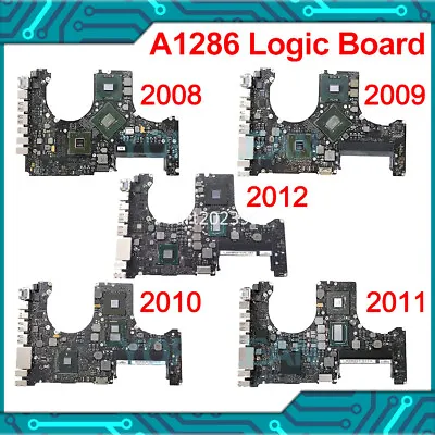 Motherboard For MacBook Pro 15  A1286 Core 2 I5 I7 2008 2009 2010 2011 2012 Year • $282.99
