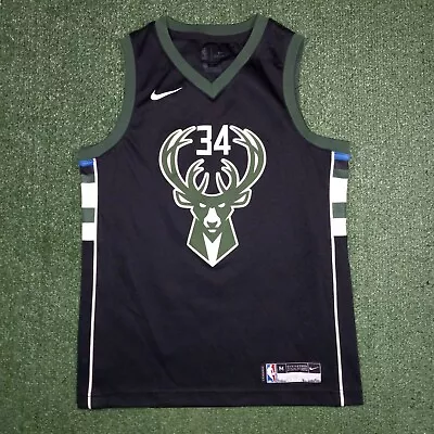 Giannis Antetokounmpo Bucks Jersey NIKE SWINGMAN Basketball Boys Youth Medium • $39.99