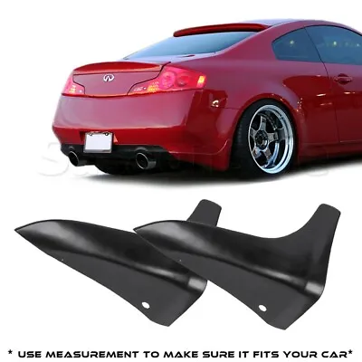 [SASA] Fit For 03-06 Infiniti G35 Coupe Only JDM PU Rear Bumper Lip Mud Guards • $59.99