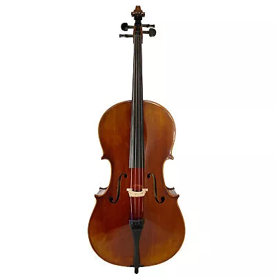 D’Luca Flamed Ebony Inlaid Professional Cello Outfit W/Padded Gig Bag 1/2 Size • $1499