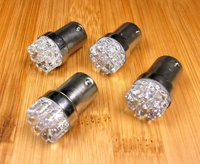 4 BBT Extra Bright 12 Volt 9 White LED 1156 Marine Grade Reading Light Bulbs • $14.95