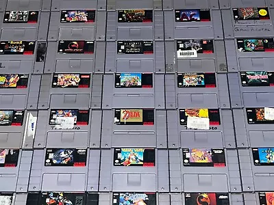 Super Nintendo Snes Authentic OEM *Pick Your Game* Cart Only Cosmetically Flawed • $7.99