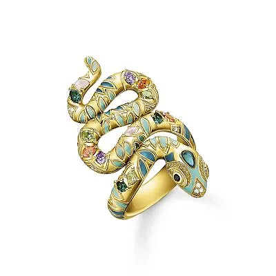 Thomas Sabo Ring Snake Gold • $749