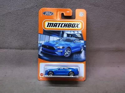 Matchbox Blue 2021 #31 19 2019 Ford Mustang Coupe Gt Cobra Street Outlaw Racer • $6