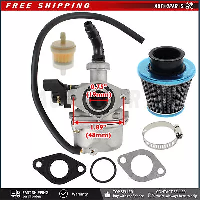 New 50cc 70cc 90cc 110cc 125cc ATV Dirt Bike Go Kart Carb Carburetor Air Filter • $15.92