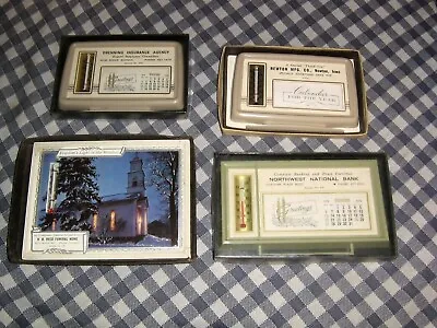 Lot 4 Vintage Thermometer/Calendars1966Newton Mfg.Co.KansasMorco 5thPark Ave • $75