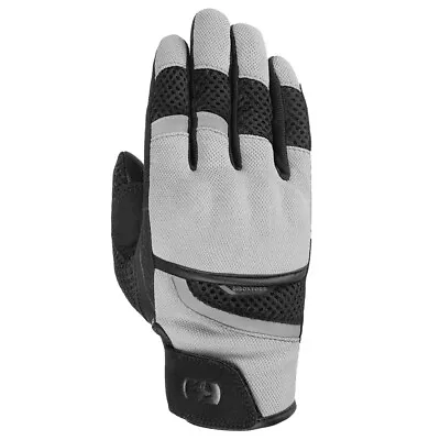 Oxford Brisbane Ladies Motorcycle Textile Gloves Charcoal / White / Black • £30.83