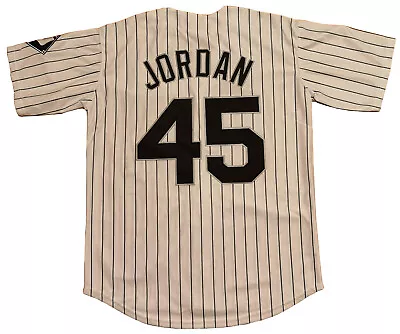 US SELLER Jordan #45 Birmingham Barons Baseball Men Jersey Stitched  • $19.98