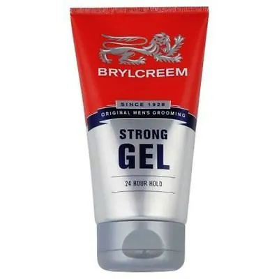 Brylcreem Strong Hair Gel Each 24 Hour Hold Mens Hair Styling Care 150ml • £5.65