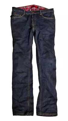 Fly Racing Resistance Jeans Men's Street Motorcycle Pants Indigo Size 34 • $59