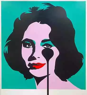 £175 • Buy Pure Evil LIZ TAYLOR CLASSIC - NATIONAL VELVET - Limited Edition Screen Print