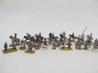 Painted Toy Soldiers Lead Or Pewter Medieval Knights Wargaming Or RPG Miniatures • $24.99