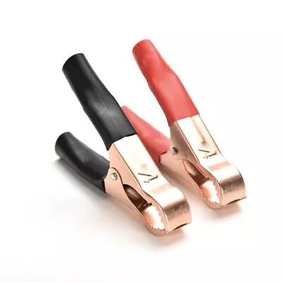 Pack Part Portable Clip Test For Jump Starter Kit Plated Probe 2pcs 80mm • $13.71