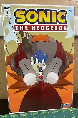 IDW Sonic The Hedgehog #1 - RI RE Cover - More Fun Games Kraft Variant - Comic • $49.99