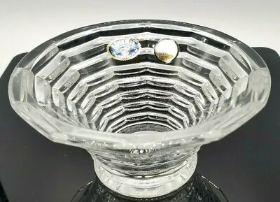 Czech Bohemian Crystal Bowl New With Tags  • $10