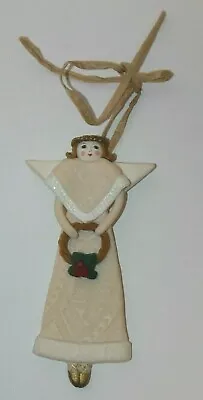 Midwest Cannon Falls Cynthia Madrid Clay Art Angel Christmas Ornament • $2.99