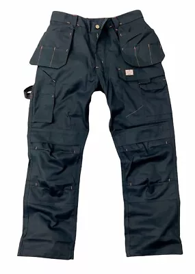 £19.95 • Buy Mens Combat Work Wear Trade Site Cargo Trousers Knee Pads And Holster Pockets