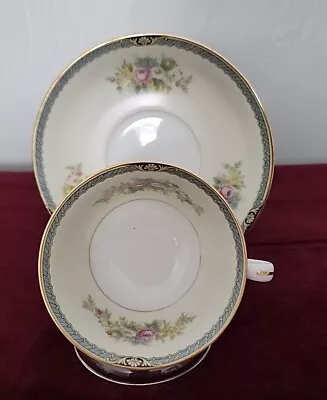 Vintage Noritake Tea Cup And Saucer Set Made In Occupied Japan • $8.50