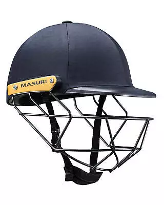 Masuri C Line Plus Stainless Steel Cricket Batting Helmet - Navy - Junior/Boys • $95.28