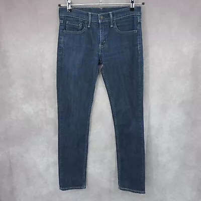 Levis 511 Jeans Mens 28 X 32 Blue Denim Slim Fit Straight Measures 28x30 • $18.99