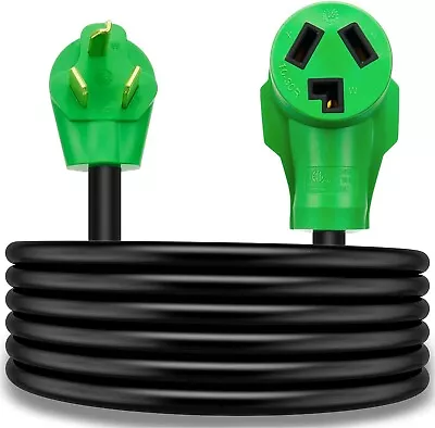 Gerguirry 3 Prong 15 Feet Dryer Extension Cord 30 Amp NEMA 10-30P To 10-30R H... • $49.99